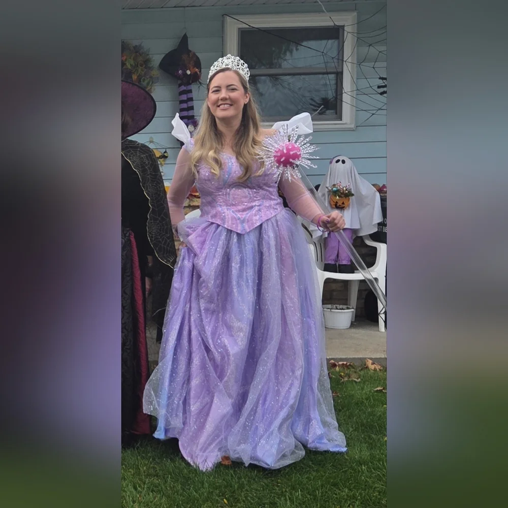 Procosplay Glinda-like Dress Cosplay, Size XL - Picture 6 of 14
